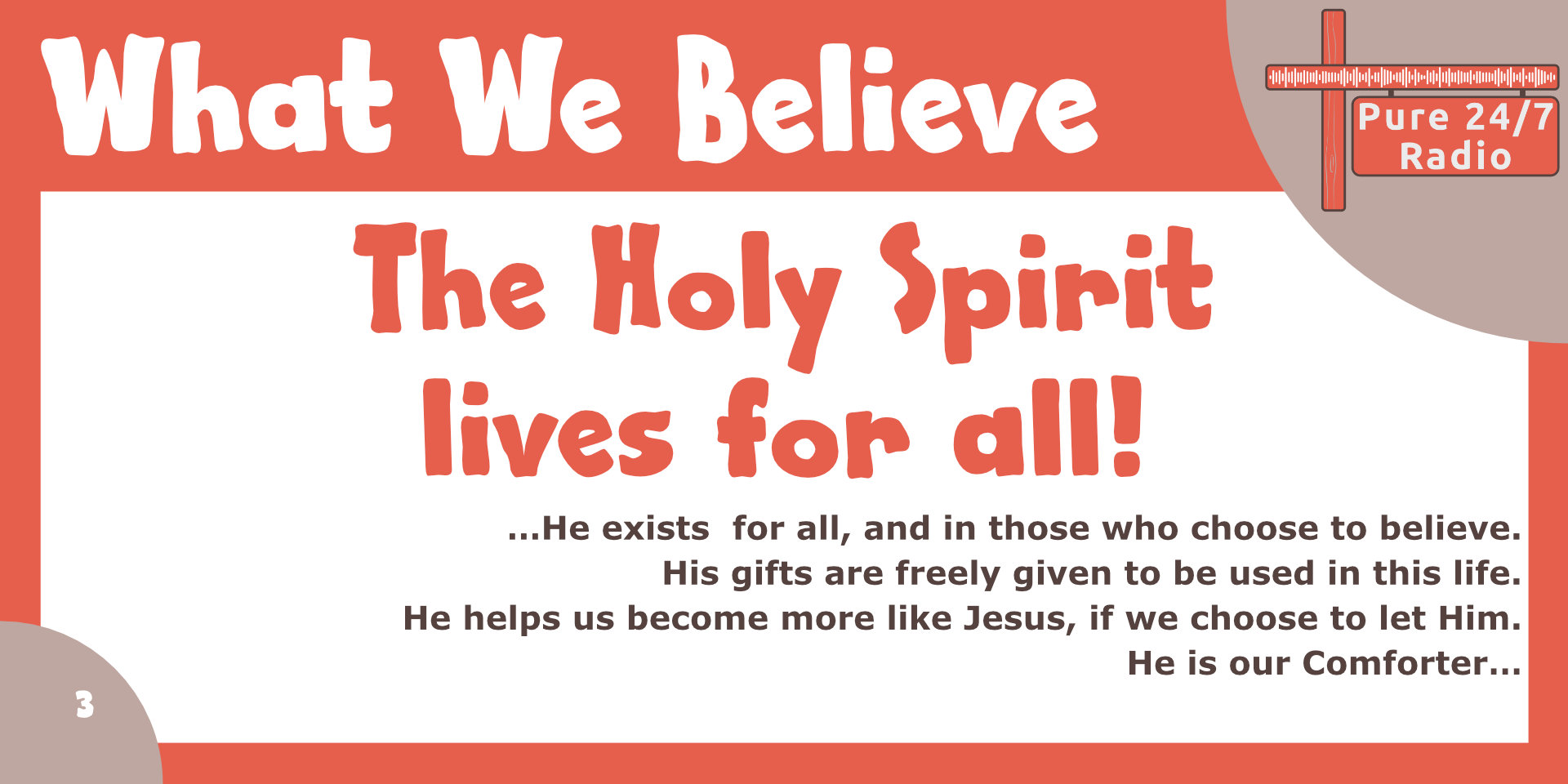 What We Believe, 3