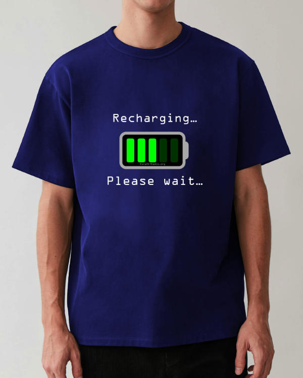 male, recharge, navy blue